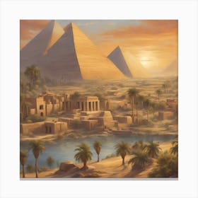 Ancient Egyptian civilization Canvas Print