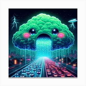 Cloud Art Canvas Print