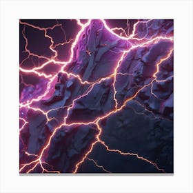 Lightning Stock Videos & Royalty-Free Footage Canvas Print