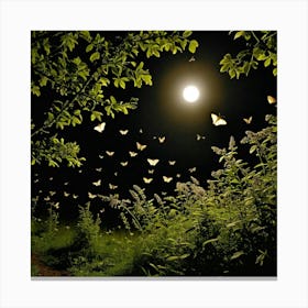 Moths Insect Lepidoptera Wings Antenna Nocturnal Flutter Attraction Lamp Camouflage Dusty (9) Canvas Print