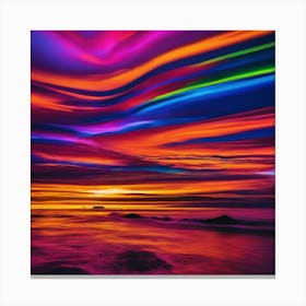 Rainbows In The Sky Canvas Print