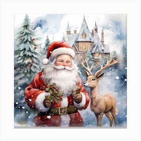 Mystic Yule Wonderland Canvas Print