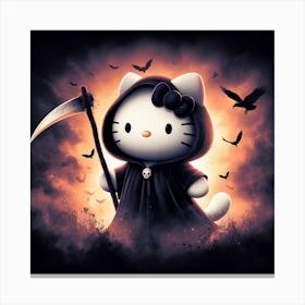 Hello Kitty Halloween Canvas Print
