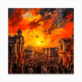 The second coming Canvas Print