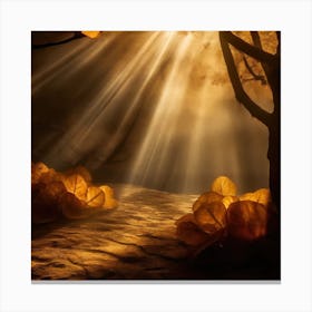 Firefly An Illustration Of Translucent Beautiful Autumn Leaves And Foliage 90496 Canvas Print