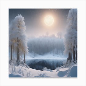 Winter Landscape 19 Canvas Print