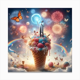 Ice Cream Cone 1 Canvas Print