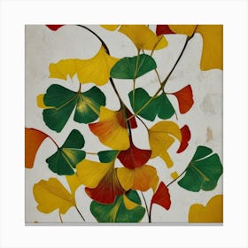 Ginkgo Leaves Canvas Print