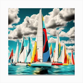 Regatta Canvas Print