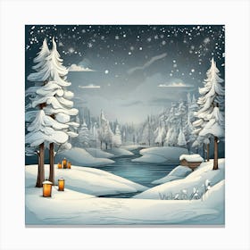 Winter Landscape 5 Canvas Print