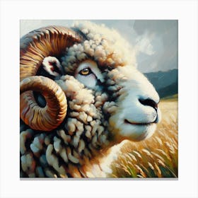Suffolk Ram Canvas Print