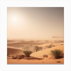 Desert Landscape - Desert Stock Videos & Royalty-Free Footage 19 Canvas Print