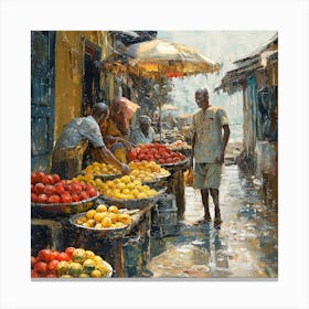Echantedeasel 93450 Ghana Art Style Raw Stylize 1000 6604de8c Ed4a 4d3f 9d93 091d845d0c24 Canvas Print