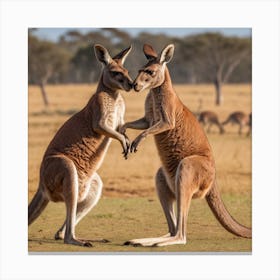 Crazy About The Roos Canvas Print