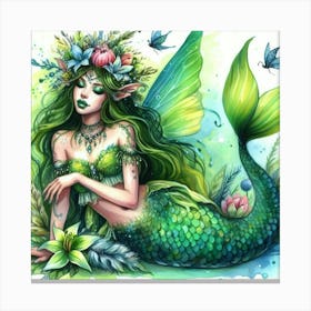 Mermaid 12 Canvas Print