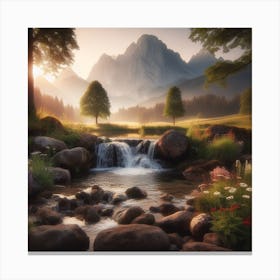 Relax area Canvas Print