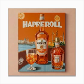 Happy orange Canvas Print