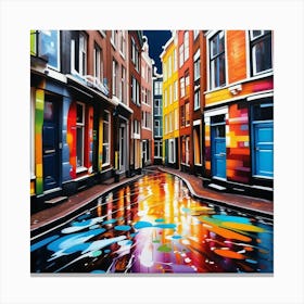 Amsterdam Street 2 Canvas Print