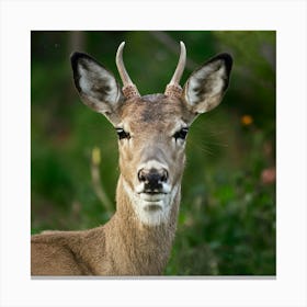 Deer Head 1 Canvas Print