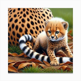 Cheetah Cub Canvas Print