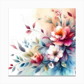 Floral Painting 4 Canvas Print