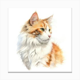 Skookum Cat Portrait Canvas Print