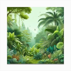 Jungle Stock Videos & Royalty-Free Footage Canvas Print