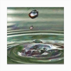 Water Drop Canvas Print