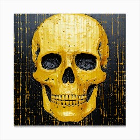 Gold Skull 5 Canvas Print