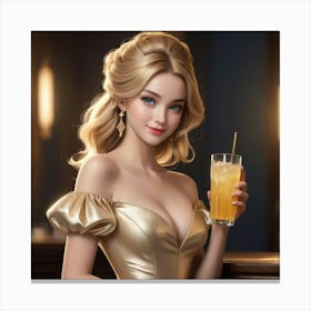 Sexy Blonde 21 Canvas Print