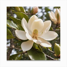 Magnolia Blossom Canvas Print