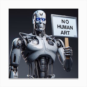 No Human Art 2 Canvas Print