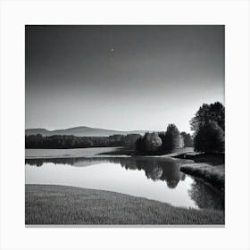 Pond In The Woods Canvas Print