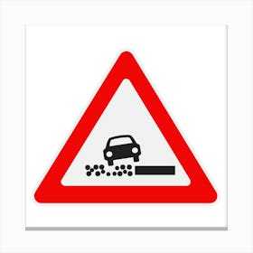 Road Sign.A fine artistic print that decorates the place.28 Canvas Print