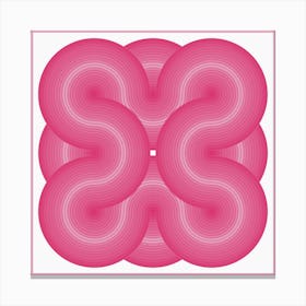Pink Swirls Canvas Print