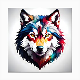 Wolf Head 8 Canvas Print