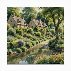 Cotswold Village Canvas Print