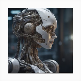 Robot Woman 47 Canvas Print