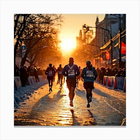 Marathon Full Ice  Canvas Print