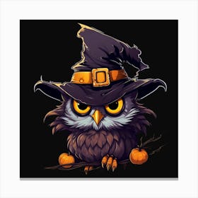 Halloween Owl 5 Canvas Print