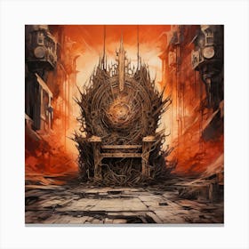 Iron Throne Canvas Print