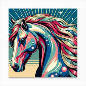 Pop Horse 1 Canvas Print