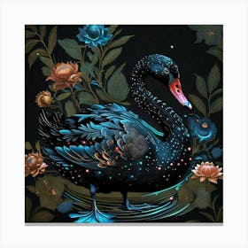 Black Swan Canvas Print