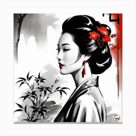 Geisha Canvas Print