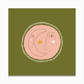 Sun and Moon Canvas Print