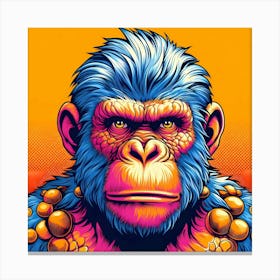 Ape pop Canvas Print