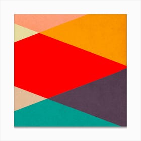 Geometric and colorful 17 Canvas Print