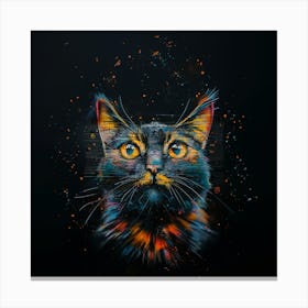 Urban Feline Canvas Print