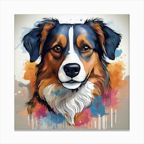 Bernese Mountain Dog Canvas Print