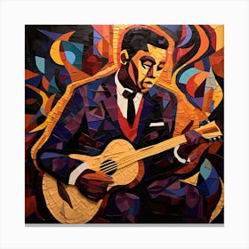 Blues Musician 3 Canvas Print